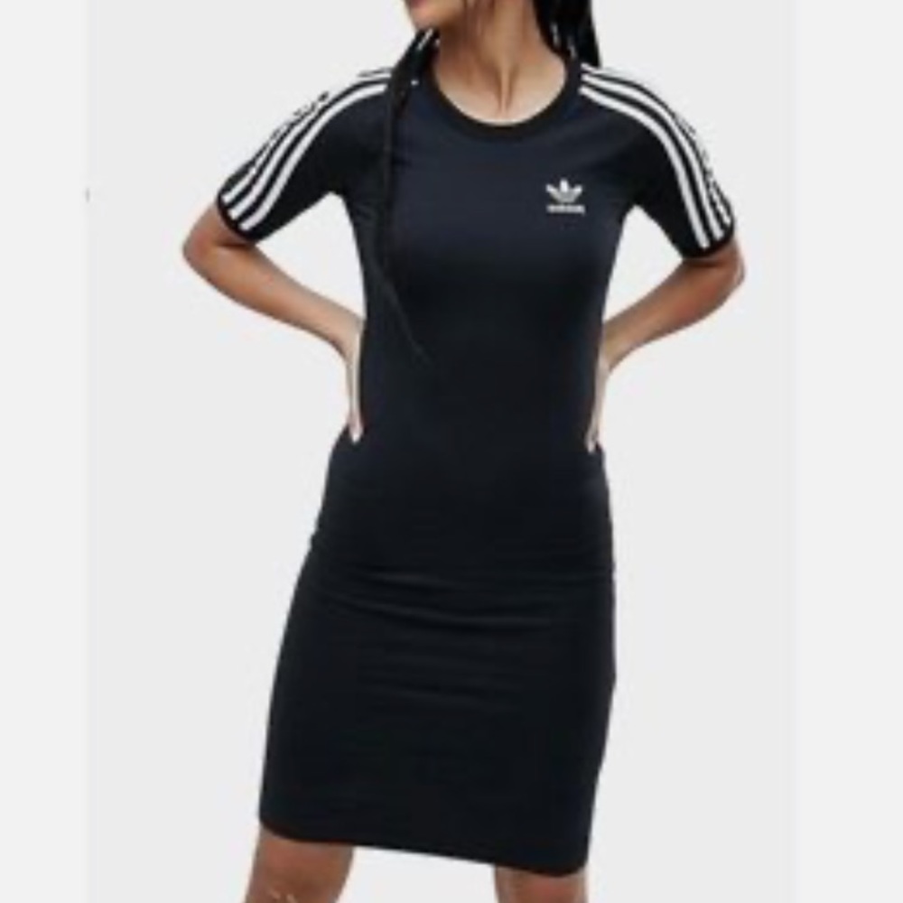 adidas Black Midi Dress
